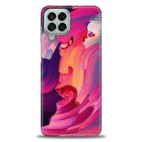 Samsung Galaxy M33 Kılıf HD Baskılı Kılıf - Renkler + Tam Ekran Koruyucu