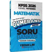 2026 KPSS Genel Yetenek Bumerang Matematik Tamamı Çözümlü Soru Bankası Yediiklim Yayınları