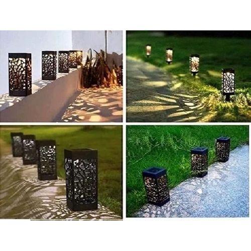 Dekoratif Solar Güneş Enerjili Bahçe Aydınlatması Yürüyüş Yolu Seti ( 8 Adet )