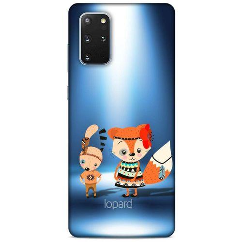 Samsung Galaxy S20 Plus Kılıf FunnyMaX (1) Kılıfı Mavi Beyaz