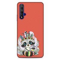 Animax Kızılderili Rakun Huawei P Smart S Y8P Kılıf Desenli Silikon
