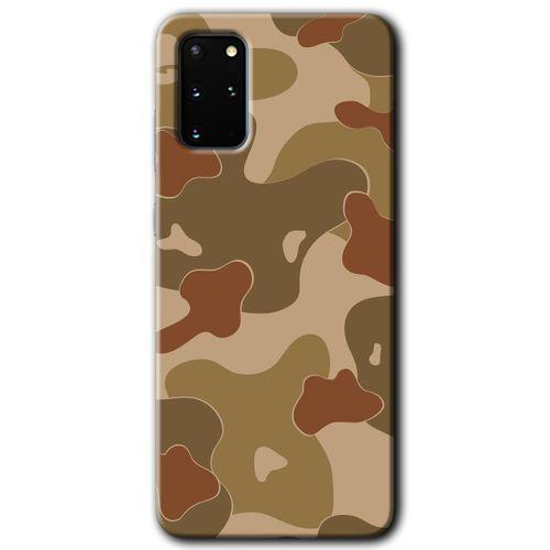 Galaxy S20 Plus Kılıf HD Desen Baskılı Arka Kapak - Kamuflaj 10 + Kırılmaz Cam