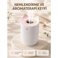 Aroma Difüzör Hava Nemlendirici Sessiz Çalışma Led Gece Lambası