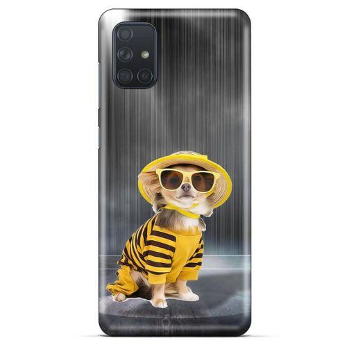Samsung Galaxy M51 Kılıf Köpek Kıyafetleri (15) Antişok Kılıf Chihuahua Pijama