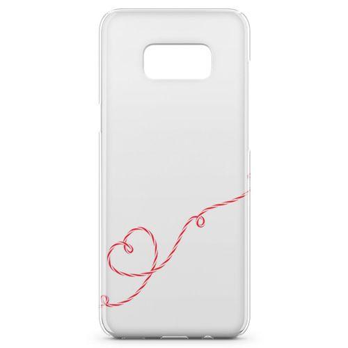 Samsung Galaxy S8 Plus Kılıf Şeker Kalp Arka Kapak Koruma Desenli Full Koruyucu