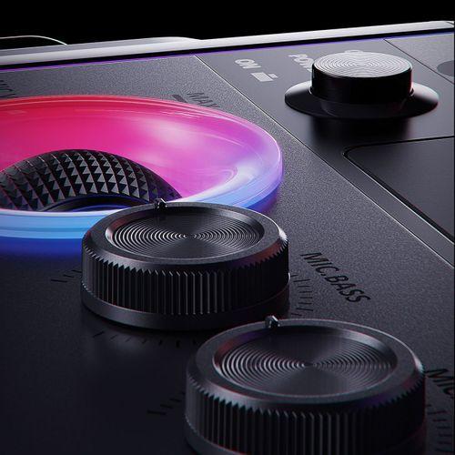 Lenyes S892 RGB Işıklı Mikrofonlu Dokunmatik Ekranlı Taşınabilir TWS Bluetooth Speaker Hoparlör v5.3 300W