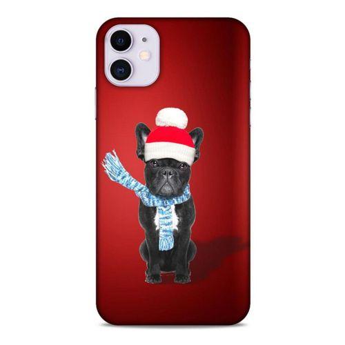 Apple Iphone 11 Kılıf Köpek Kıyafetleri (23) Ultra Koruma Kılıfı French Bulldog Bere