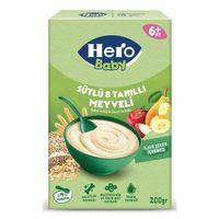 Hero Baby Sütlü 8 Tahıllı Meyveli Kaşık Mama 200 Gr