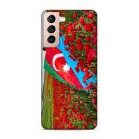 Samsung Galaxy S21 Uyumlu Kılıf Azarbaijan (8) Baskılı Kılıf Azərbaycan Lale
