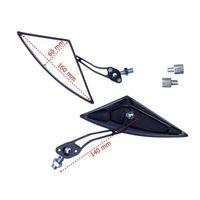 SEVGENT Ayna Üçgen Modifiye Siyah 8-10 Mm