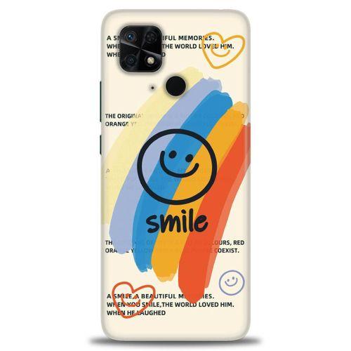 Xiaomi Redmi 10C Kılıf HD Baskılı Kılıf - Smile + Tam Ekran Koruyucu