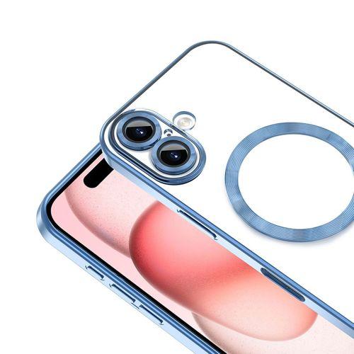 Apple iPhone 16 Plus Kılıf Kamera Korumalı M-safe Wireless Şarj Özellikli Zore Demre Kapak