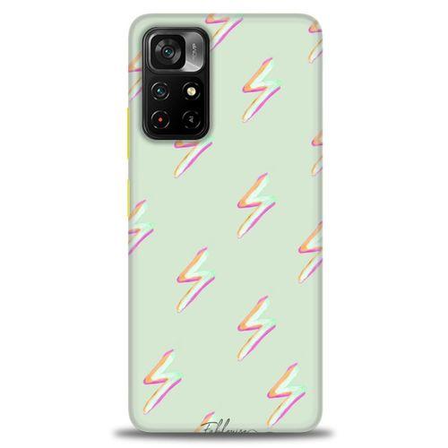 Xiaomi Redmi Note 11 Pro Plus Kılıf HD Baskılı Kılıf - Şimşekler + Tam Ekran Koruyucu
