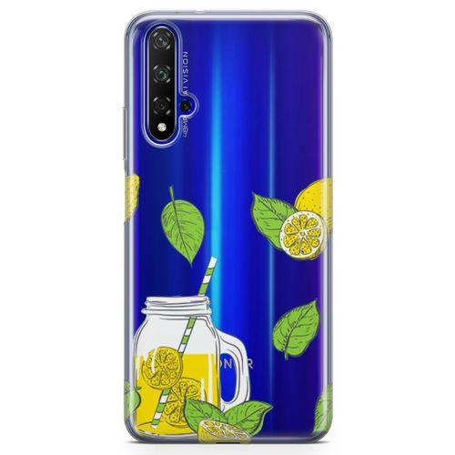 Huawei Nova 5t Kılıf Naneli Ev Limonatası Arka Kapak Koruma Desenli Full Koruyucu