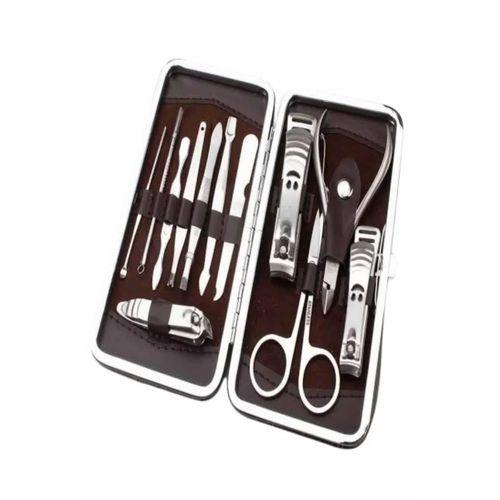 Tırnak Bakım Seti Tırnak Düzeltme Batık 12 Parça Çanta Tipi Manikür Pedikür
