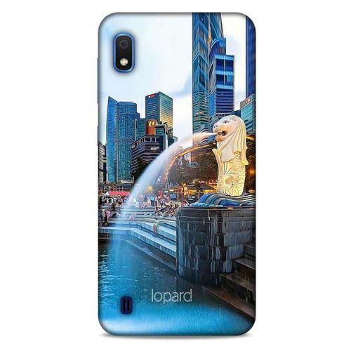 Samsung Galaxy A10 Kılıf Dünya Mimarisi (47) Crystal Flex Kılıf Merlion Singapur