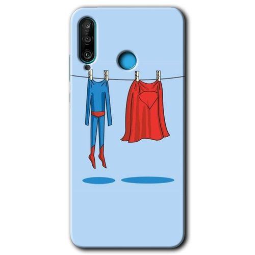 Huawei P30 Lite HD Baskılı Kılıf + 9D Tam Ekran Koruyucu - İzin Günü