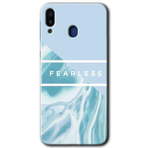 Samsung Galaxy M10 Kılıf HD Desen Baskılı Arka Kapak - Fearless