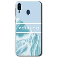 Samsung Galaxy M10 Kılıf HD Desen Baskılı Arka Kapak - Fearless