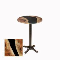 Dockers Bistro Döküm Ayak Çipa Masa -  (Werzalit, Wermodin ve Allzalit Tabla 60 cm çap) - Epoxy