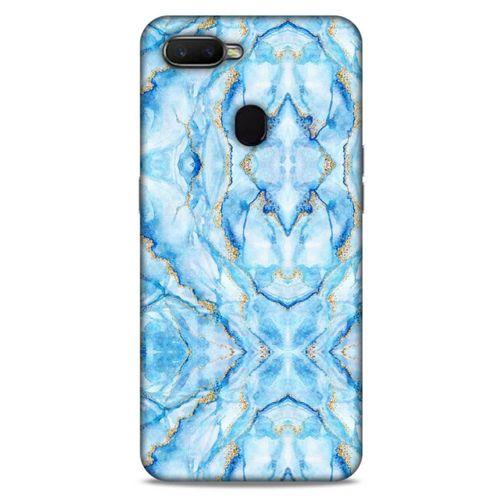 Mermer Desenli (33) Tema Hybrid Kılıf Bebek Mavisi Oppo Ax7 Kılıf