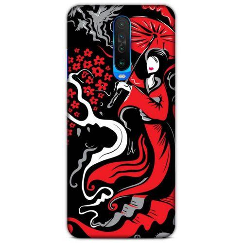 Lopard Xiaomi Redmi K30 5G Uyumlu Kılıf Soyut Sanat (11) Baskılı Tam Koruma