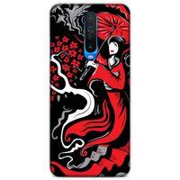 Lopard Xiaomi Redmi K30 5G Uyumlu Kılıf Soyut Sanat (11) Baskılı Tam Koruma