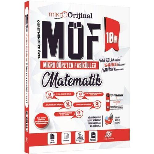 10. Sınıf Matematik MÖF Mikro Öğreten Fasiküller Orijinal Mikro