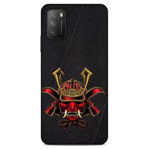 Lopard Xiaomi Poco M3 Uyumlu Kılıf Tattoo's (36) Glitter Kılıf Kırmızı Şeytan