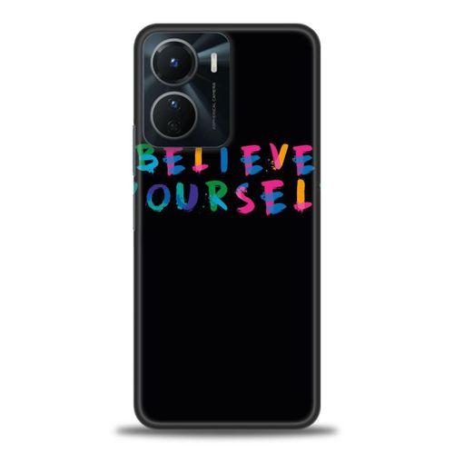 Tecno Spark 9 Pro Kılıf HD Baskılı Kılıf - Believe + Tam Ekran Koruyucu