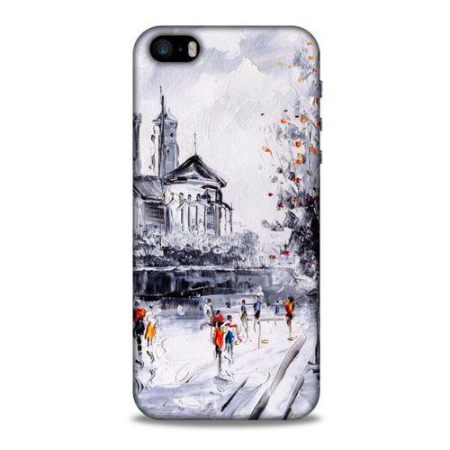 Cityx (22) Apple Iphone 5S Kılıf Silikon Kapak Desenli