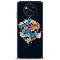 Xiaomi Poco X3 Pro Kılıf HD Baskılı Kılıf - Küplerdeki İnsanlar + Tam Ekran Koruyucu