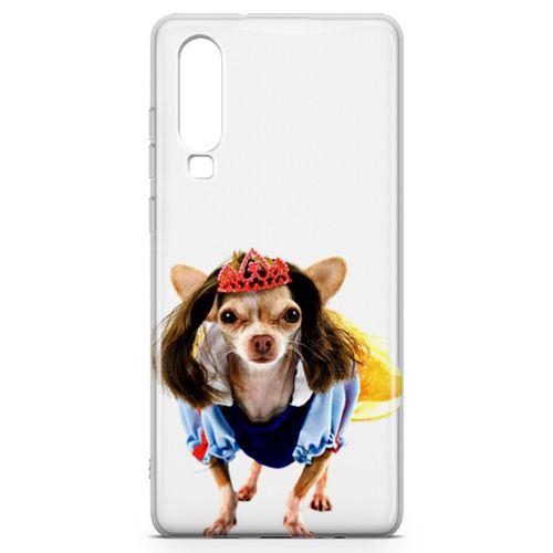 Huawei P30 Kılıf Chihuahua Arka Kapak Koruma Desenli Full Koruyucu