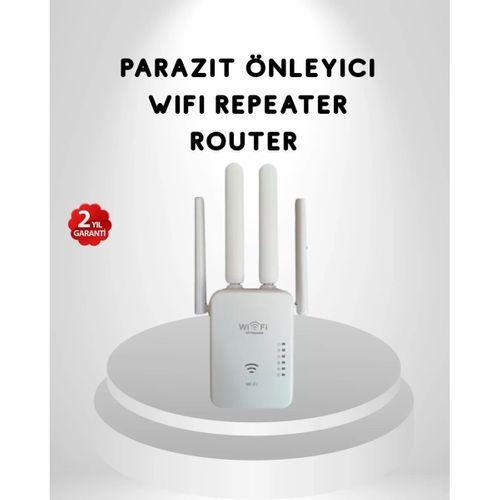 300mbps Wifi Menzil Genişletici 4 Antenli Wpa3 Güvenlikli Priz Tipi Repeater