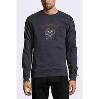 Motorhead Baskılı Füme Antrasit Erkek Sweatshirt
