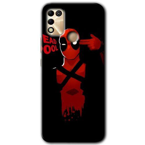 İnfinix Hot 11 Play Kılıf HD Desen Baskılı Arka Kapak - DeadPool 4