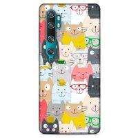 Lopard Xiaomi Mi Cc9 Pro Uyumlu Kılıf Kediler (33) Hybrid Kılıf Büyükler