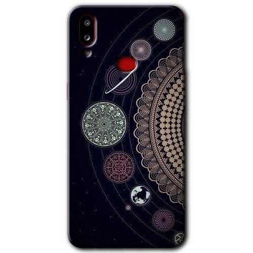 Samsung Galaxy A10s Kılıf HD Desen Baskılı Arka Kapak + Temperli Cam - Gezegen Döngüsü
