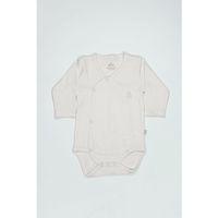Bistyle Bistyle Organik Natural Basic Style Kruvaze Uzun Kol Body BS17102 Ekru
