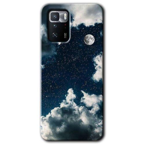 Poco x3 GT Kılıf Baskılı Arka Kapak - Gece Gökyüzü +Tam Ekran Koruyucu