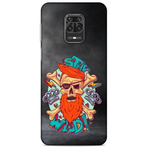 Lopard Xiaomi Redmi Note 9S Uyumlu Kılıf Tattoo's (33) Hybrid Kılıf Stay Wild