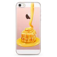 Apple iPhone SE Kılıf Balparmak Karamel Arka Kapak Koruma Desenli Full Koruyucu