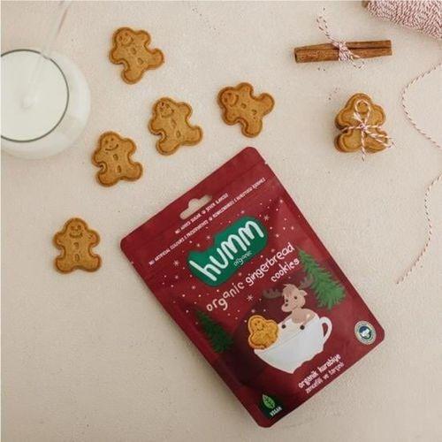 Humm Humm Organik Zencefilli ve Tarçınlı Vegan Kurabiye 55 Gr