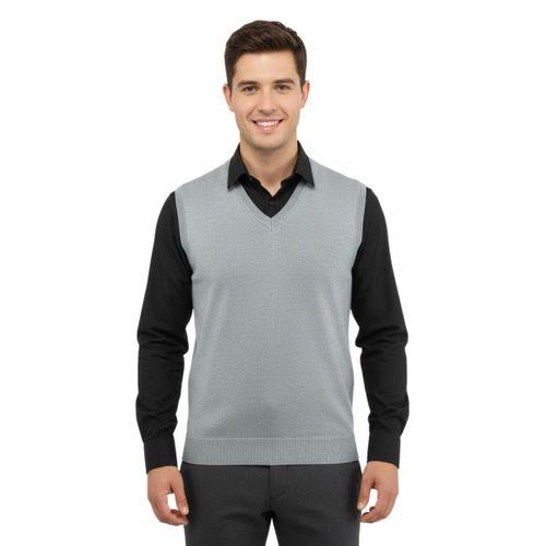 Erkek V Yaka Süveter Çelik Örgü Regular Kalıp 5200H BGL-ST04962