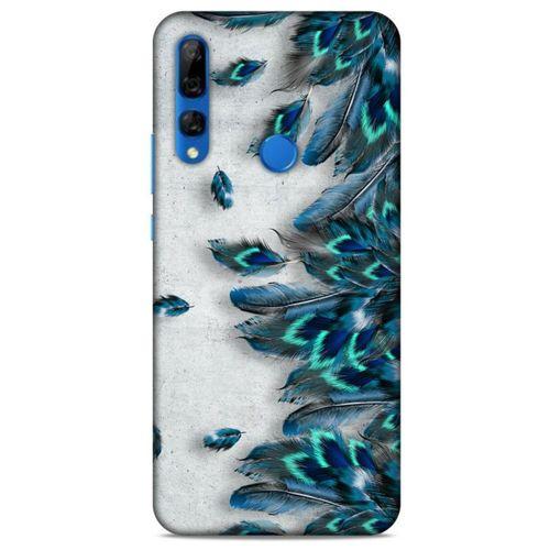 Huawei Y9 Prime 2019 Kılıf Desenli Özel Seri Tüyler (41) Tank Kılıf