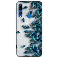 Huawei Y9 Prime 2019 Kılıf Desenli Özel Seri Tüyler (41) Tank Kılıf
