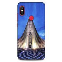 Xiaomi Redmi Note 6 Pro Kılıf Dünya Mimarisi (38) Neo Hybrid Kılıf Church of Hallgrimur