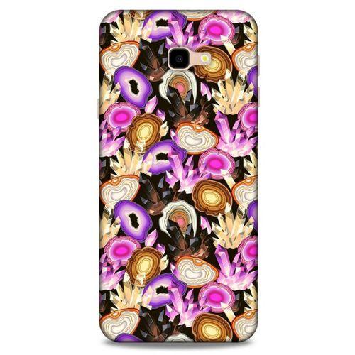 Samsung Galaxy J4 Plus Kılıf Baskılı Özel Seri Taşlı (16) Kalın Kılıf