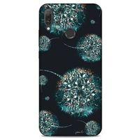 Y.Liva-2021 Özel Seri Siyah Soyut-33 Huawei Y9 2019 Kılıf Silikon Kapak