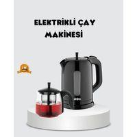 Çaycı Cam Demlikli 1800w Güçlü Ve Sıcak Tutmalı Elektrikli Çay Makinesi
